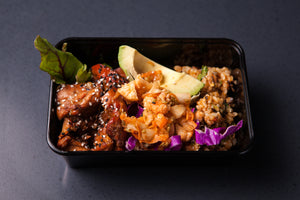 Teriyaki Chicken Bowl 350g (GF) (DF) (P) - Nourish Meals by Wilde Kitchen 